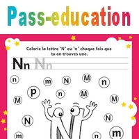 Lettre N – MS – GS – Discrimination visuelle – Maternelle - Cycle 1 ...