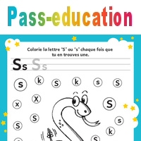 Lettre S – MS – GS – Discrimination visuelle – Maternelle - Cycle 1 ...