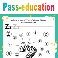 Lettre Z – MS – GS – Discrimination visuelle – Maternelle - Cycle 1 ...