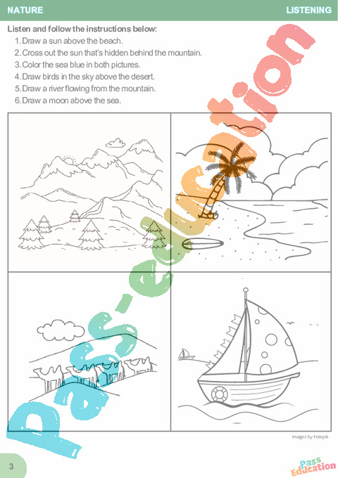 Nature MS GS Fichier D activit s Anglais Cycle 1 PDF Imprimer