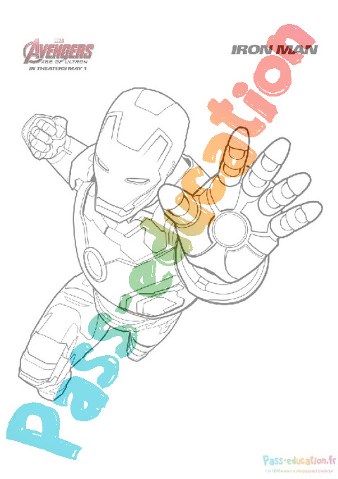Coloriage Avengers : 20 dessins à imprimer gratuitement