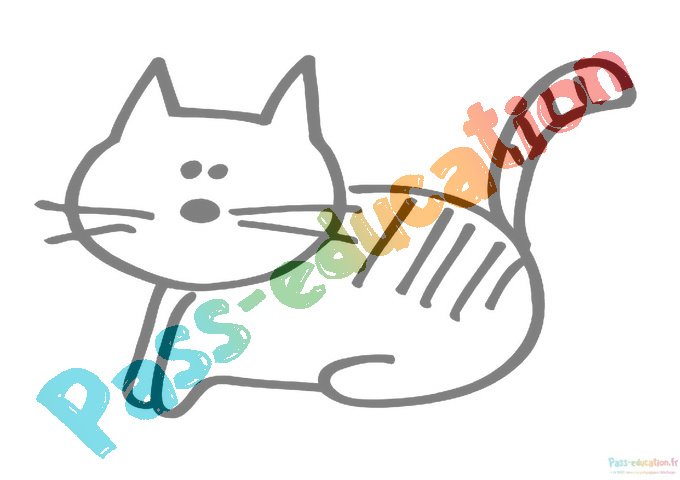 Coloriage chat gratuit : dessins à imprimer et colorier pour enfants