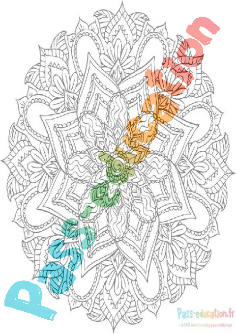 Coloriage Stitch Mandala Gorme Geometrique Dessin Stitch à imprimer
