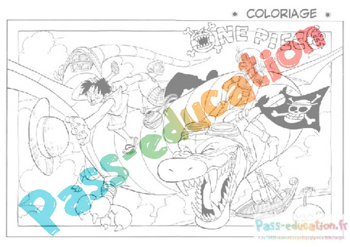Coloriage One Piece - Coloriages pour enfants