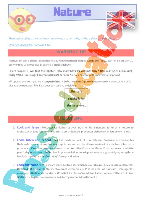 Leçon, exercice et évaluation :<br/> Animals - Anglais : CE2
