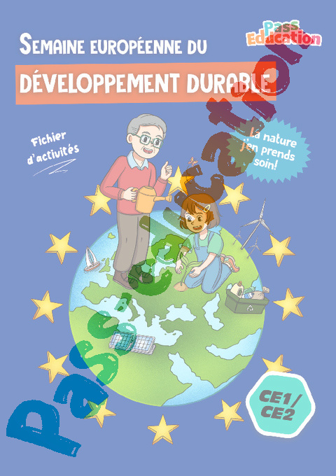 Leçon, exercice et évaluation :<br/> Cahier de vacances Le développement durable : CE2