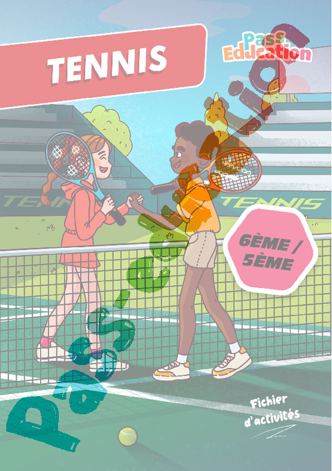 Cours et exercice : Tennis : 6ème