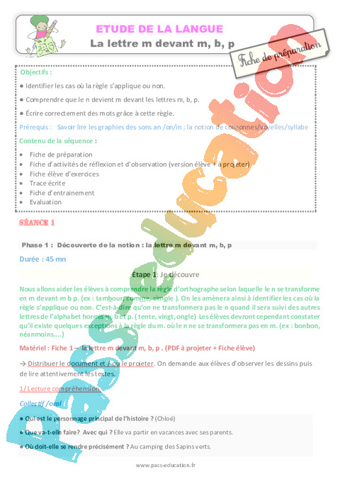 Orthographe - Étude de la langue - Français - Cycle 3 - Séquences didactiques CRPE 2025