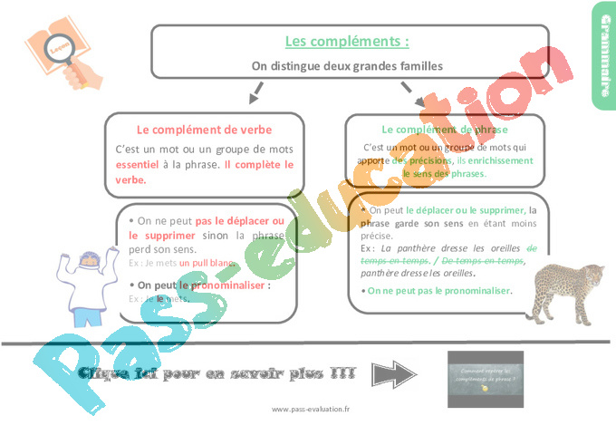 Evaluation Complément de phrase : CM2