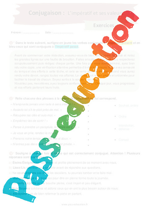 Exercice 3e groupe : 4ème