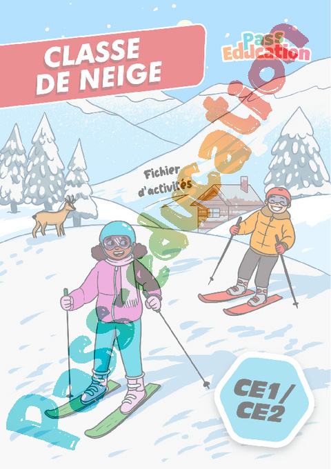 Exercice Classe de neige : CE1