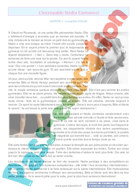 Exercice Sport : 6ème