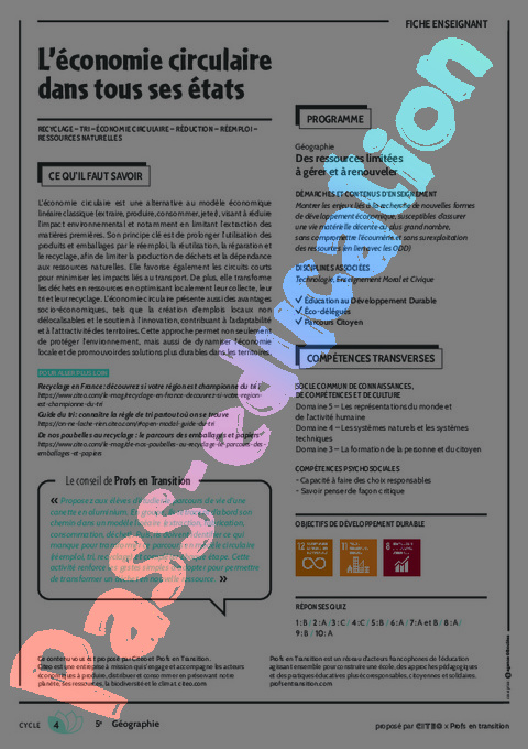 Leçon, exercice et évaluation :<br/> Kits pédagogiques gratuits