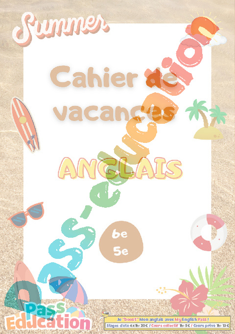 Cahier de vacances - Cahier de vacances Été : 6ème en libre téléchargement