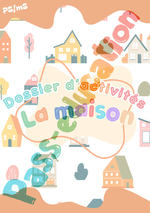 Cahier de vacances - Cahier de vacances La maison : MS - Moyenne Section en libre téléchargement