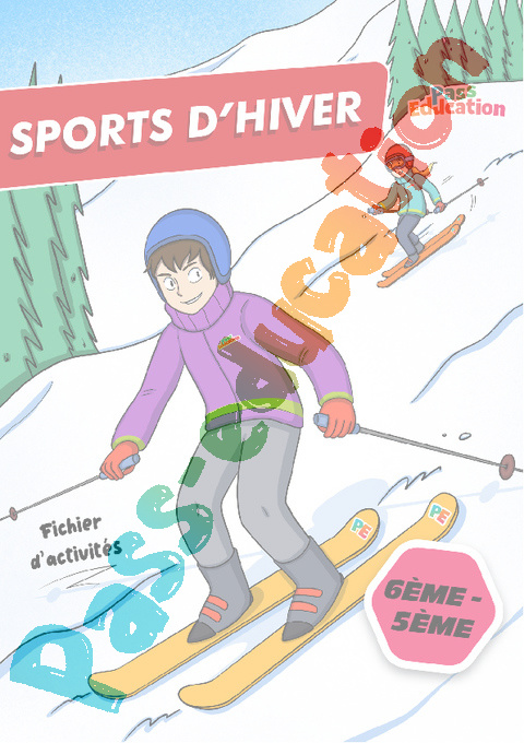 Cahier de vacances - Cahier de vacances Sports d’hiver : 5ème en libre téléchargement