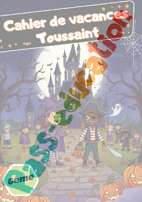 Cahier de vacances - Cahier de vacances Toussaint : 6ème en libre téléchargement