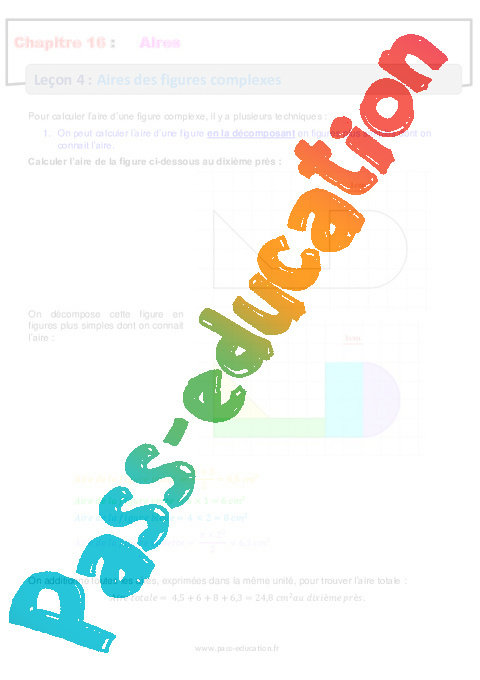 Séquence - Fiche de préparation Aire : 6ème