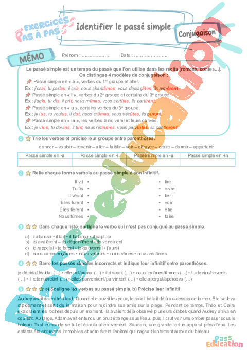 Cours et exercice : Tous les groupes : 6ème