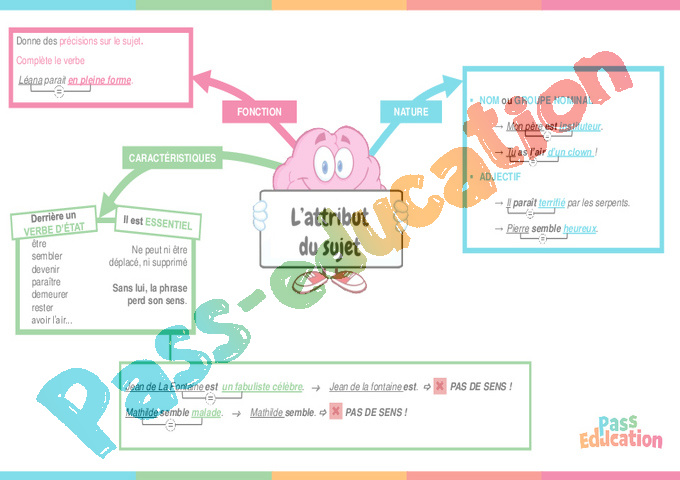 Cours et exercice : Attribut : 6ème