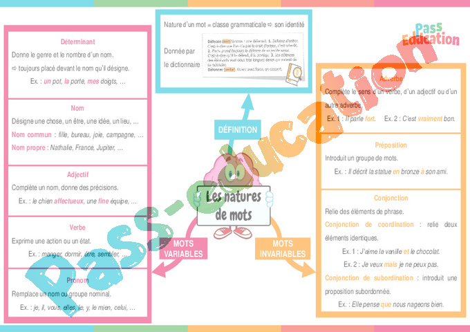 Leçon, exercice et évaluation :<br/> Nature et fonction : CM2