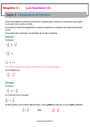 Cours Comparaison de fractions : 4ème