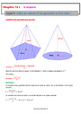 Calcul du volume d’une pyramide ou d’un cône - L'espace - Géométrie - Mathématiques - 4ème - Séquences didactiques CRPE 2025
