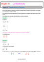 Comparaison de fractions - Fractions - Nombres et calculs - Mathématiques - 4ème - Séquences didactiques CRPE 2025