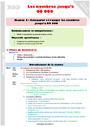 Comparer / ranger - Nombres entiers < 100 000 - Numération - Mathématiques - CM1 - Séquences didactiques CRPE 2025