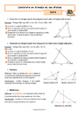 Construction d'un triangle - Les triangles - Géométrie - Mathématiques - 5ème - Séquences didactiques CRPE 2025