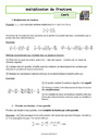 Multiplier des fractions - Fractions - Nombres et calculs - Mathématiques - 4ème - Séquences didactiques CRPE 2025