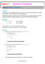 Notion d'équation - Équations et inéquations - Nombres et calculs - Mathématiques - 4ème - Séquences didactiques CRPE 2024