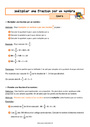 Prendre une fraction d'un nombre - Fractions - Nombres et calculs - Mathématiques - 5ème - Séquences didactiques CRPE 2025