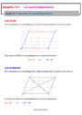 Propriétés du parallélogramme - Les parallélogrammes - Géométrie - Mathématiques - 5ème - Séquences didactiques CRPE 2025