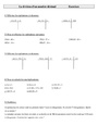 Leçon et exercice : Division de Nb décimaux - Opérations sur les Nb décimaux - Calculs - Mathématiques : CM1