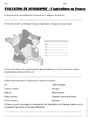 Evaluation L'agriculture en France : Cycle 3