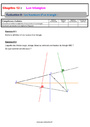 Evaluation Les hauteurs d'un triangle : 5ème