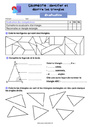 Evaluation Les triangles : CE1