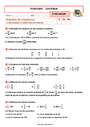Evaluation Quotient et fraction : 5ème