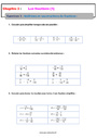 Exercice Addition et soustraction de fractions : 4ème