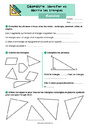 Exercice Les triangles : CE1