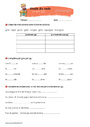 Exercice Lettre g : Cycle 3
