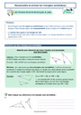 Exercice Reconnaitre des triangles semblables : 3ème