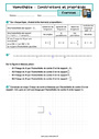 Exercice Transformation par homothétie : 3ème