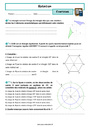 Exercice Transformer une figure par une rotation : 3ème