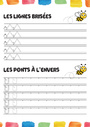 Leçon, exercice et évaluation :<br/> Lignes et points : MS - Moyenne Section