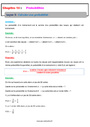 Séquence - Fiche de préparation Calcul de probabilités : 4ème