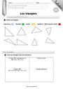 Leçon, exercice et évaluation :<br/> Triangles : CM1