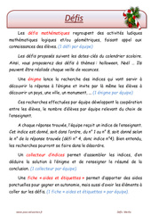 Noël – Défi maths – Enigmes mathématiques : 5eme Primaire