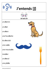 Son ch – Affiche pour la classe : 1ere, 2eme Primaire